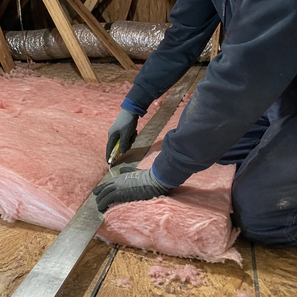 Attic Insulation in Acton